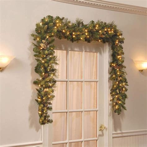 9ft garland christmas|christmas nativity garland.